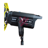 Kit Lumière Vidéo LED 500W avec Softbox Parabolique 90 cm + Trépied 2.6 m