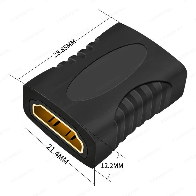 Adaptateur d'extension compatible HDMI femelle vers femelle