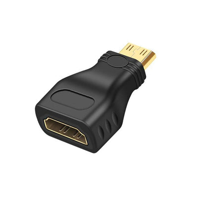 Mini adaptateur compatible HDMI mâle vers HDMI femelle