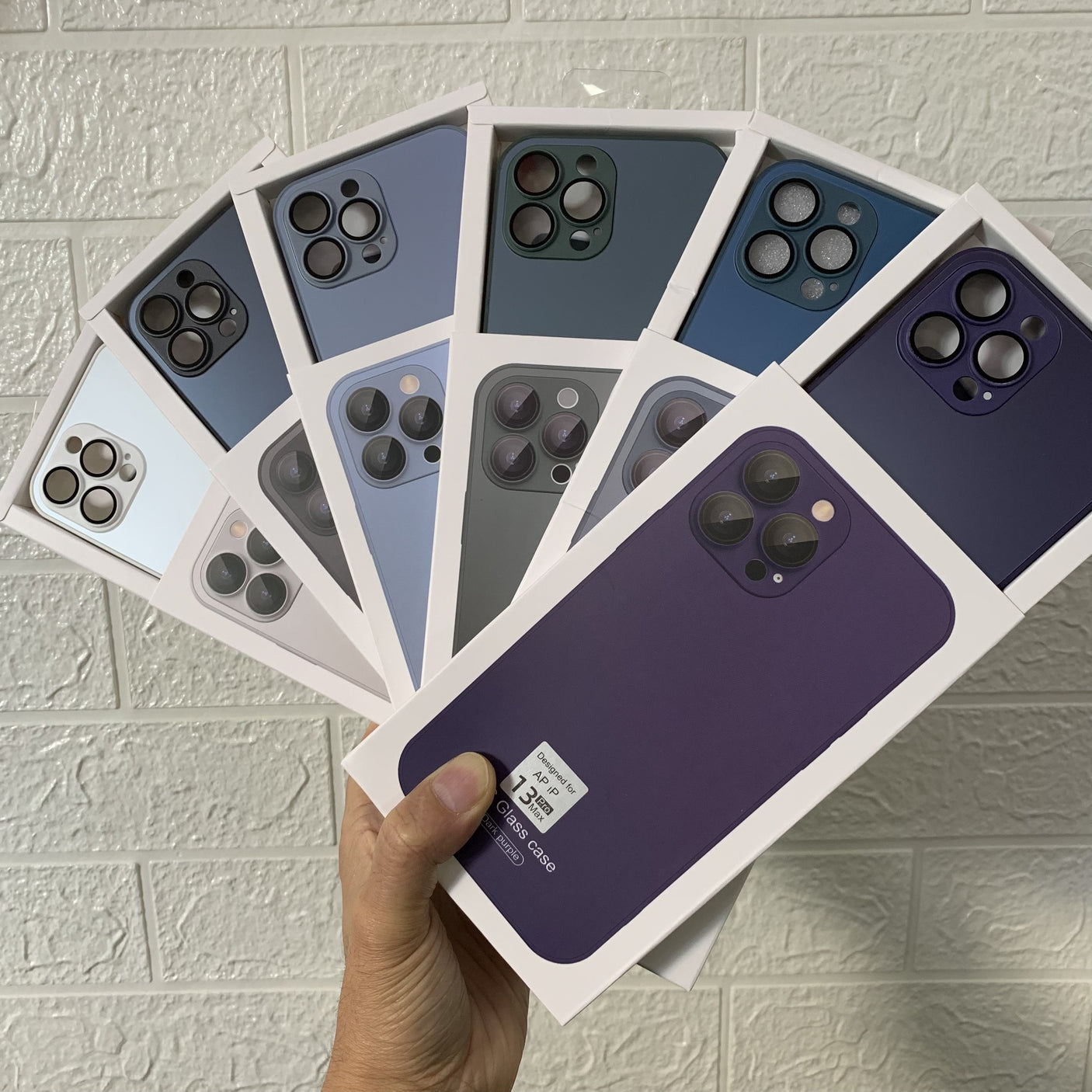 Coque en silicone avec MagSafe pour iPhone 11, 12, 13 et 14 Pro Max - Verre dépoli