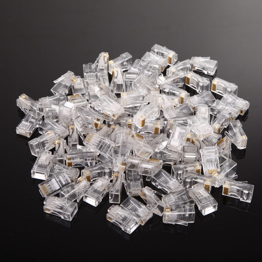 100 pièces RJ45 connecteur de réseau de prise modulaire pour UTP Cat5