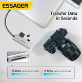 إيساجر 5 في 1 USB C HUB HDMI-4K محطة إرساء موزع