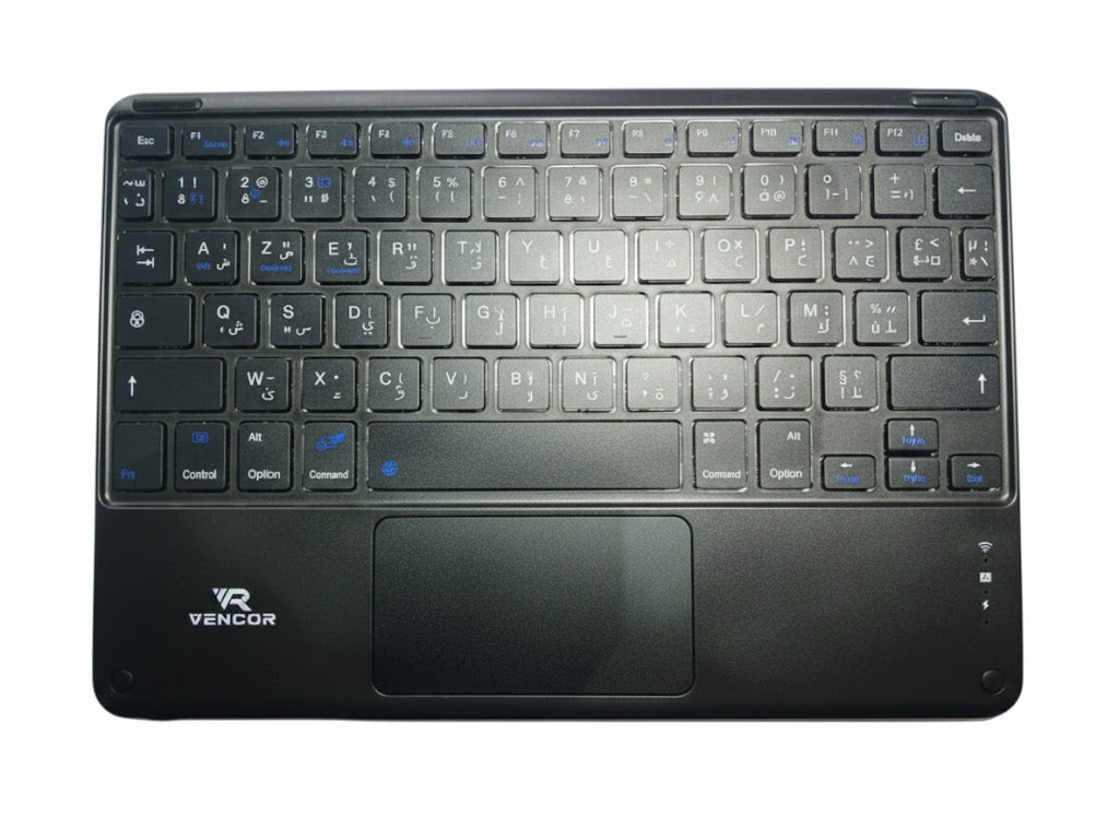 Clavier Bluetooth Vencor 10" avec Pavé Tactile - Arabe et Français