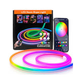 Ruban LED Néon RGB Intelligent Bluetooth USB 5V 2M à 10M