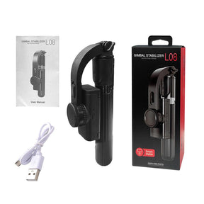 STICK SELFIE AVEC STABILISATEUR GIMBAL ET SUPPORT DE TRÉPIED L08