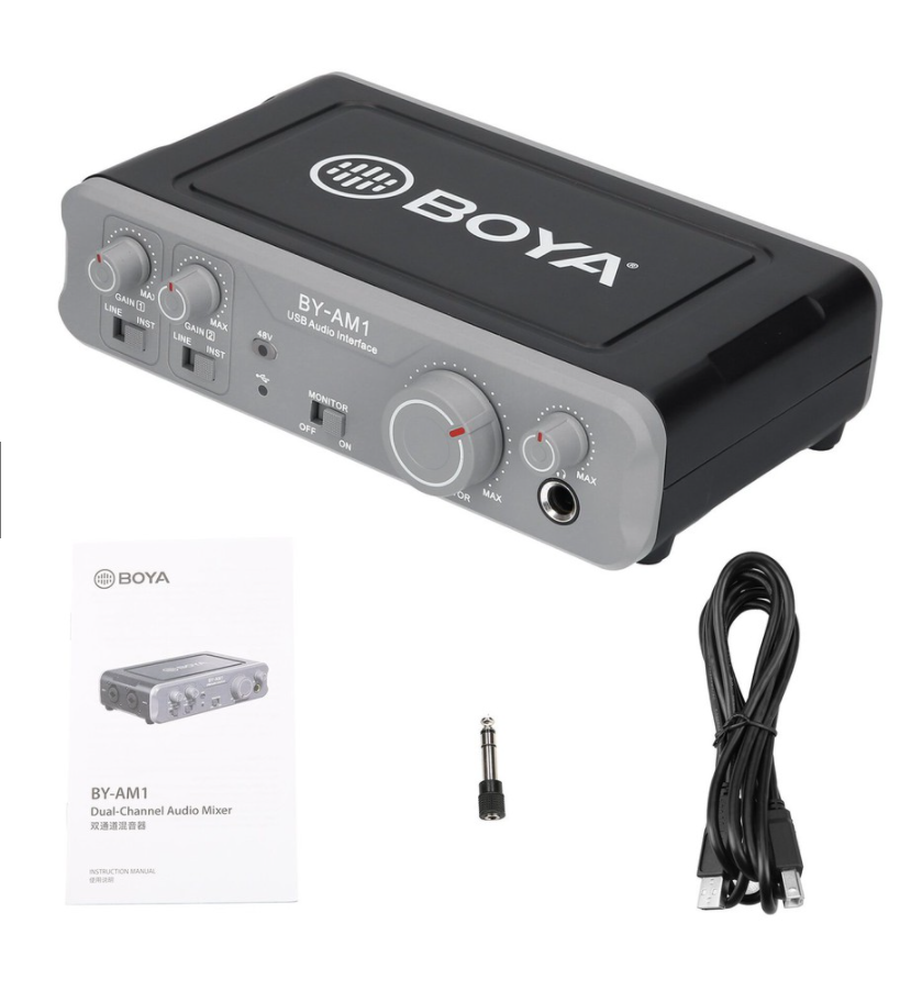 Carte Son BOYA BY-AM1 double canal 48V Miexeur – Yourtech.ma Magasin en ...
