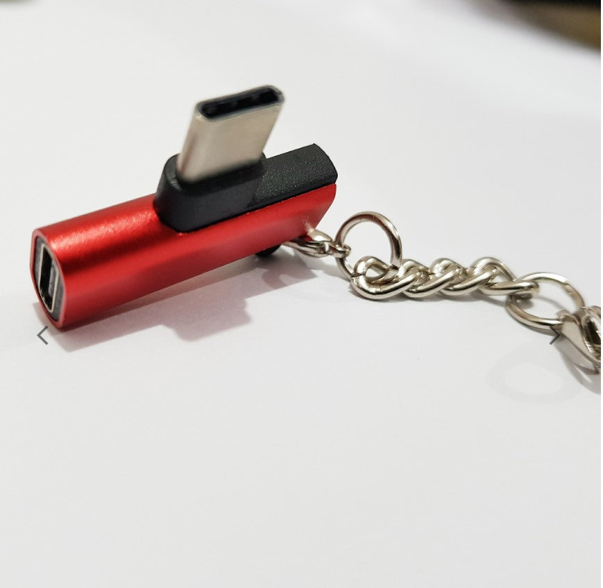 Adaptateur double de type C et adaptateur de musique