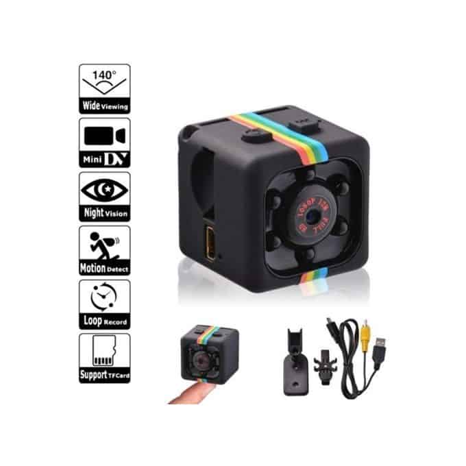 Mini SQ11 caméra night vision HD 1080P & Motion Detection