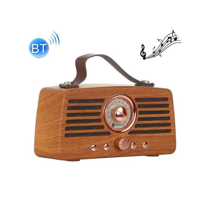 Haut Parleur Retro NR 4013 - NewRixing Bluetooth FM Radio