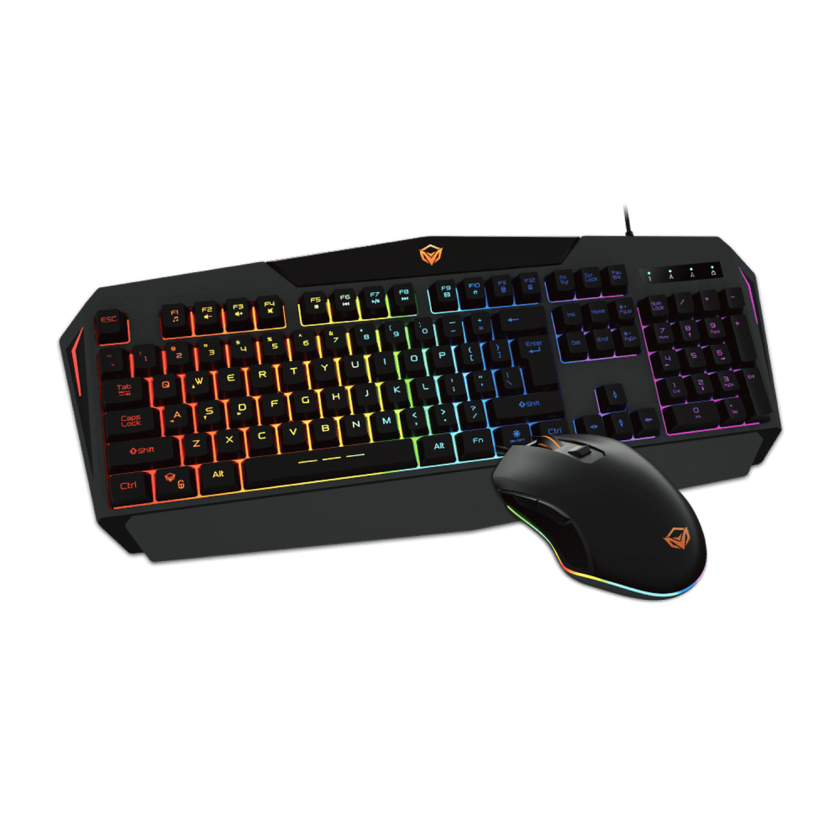 Ensemble clavier et souris gaming rétroéclairé arc-en-ciel MEETION C510