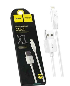 CABLE DE CHARGE RAPIDE HOCO X1 pour apple 2M (BLANC)