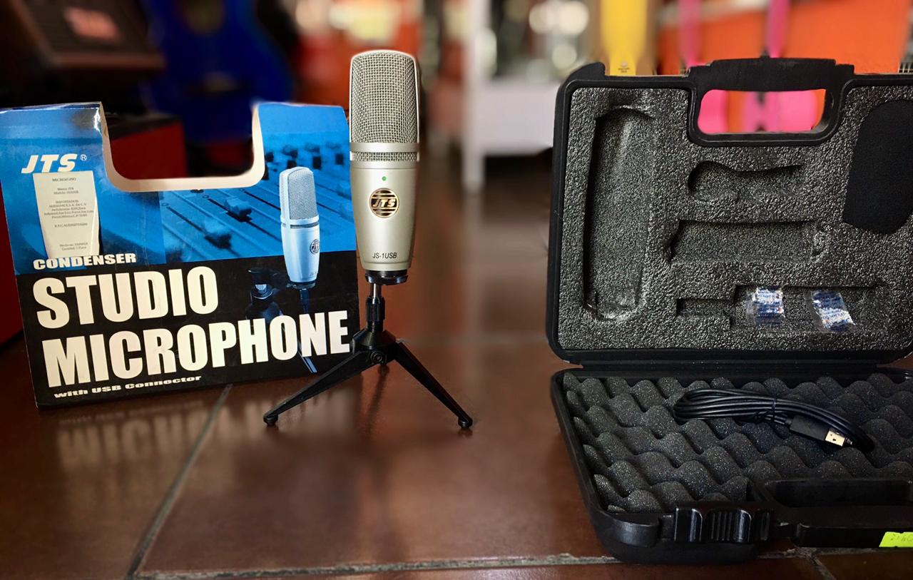 JTS js-1usb– ميكروفون مكثف كبير الغشاء