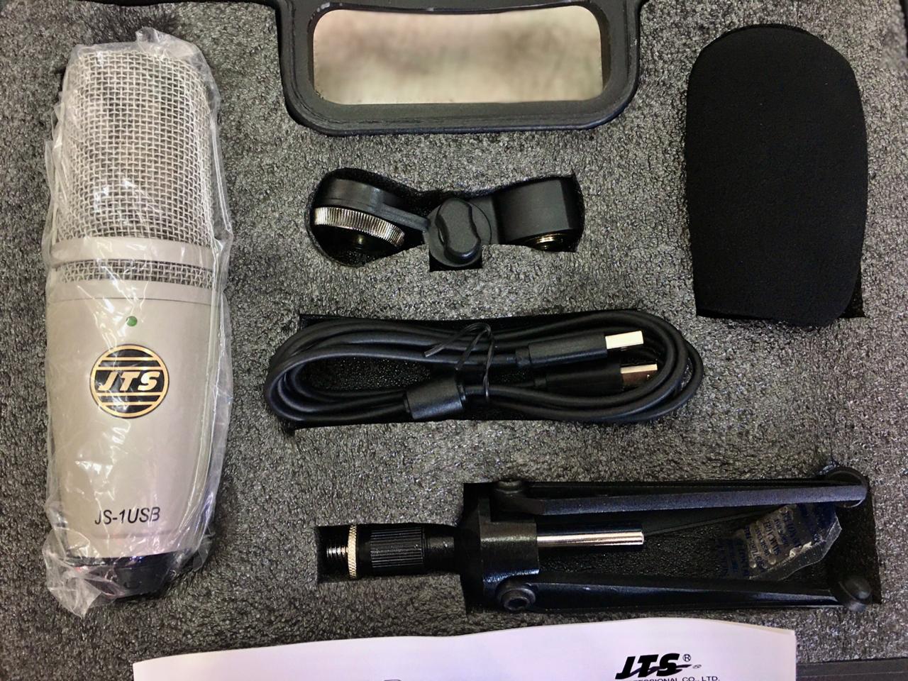 JTS js-1usb– ميكروفون مكثف كبير الغشاء