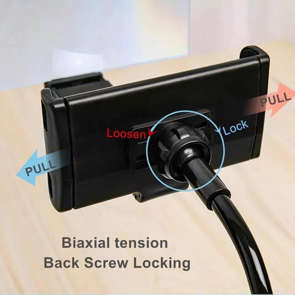 12 pouces téléphone portable amplificateur d'écran paresseux pince loupe bureau lit Projection vidéo support