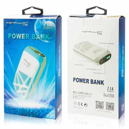 Original konfulon power bank 20000 mah 2.1A 2020 Nest III