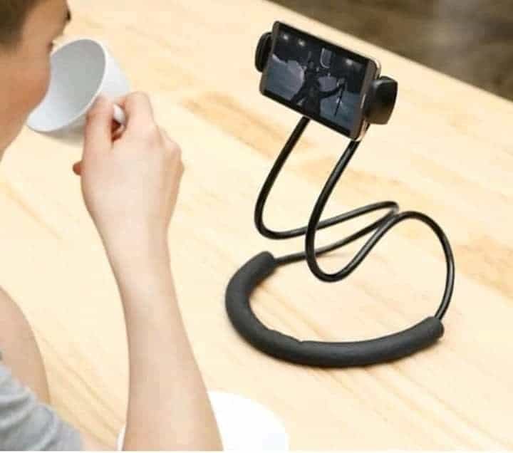 Support Collier Flexible et Réglable Pour iPhone Samsung iPad Air Tablet