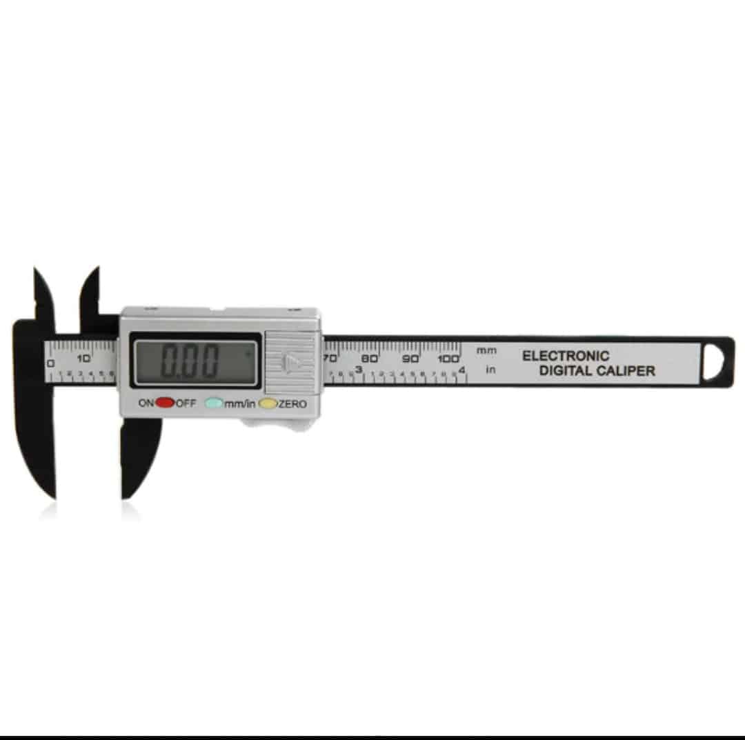 Pied à Coulisse Numérique Micromètre Gauge Règle de Mesure Précise Électronique 100 mm - Comme Photo