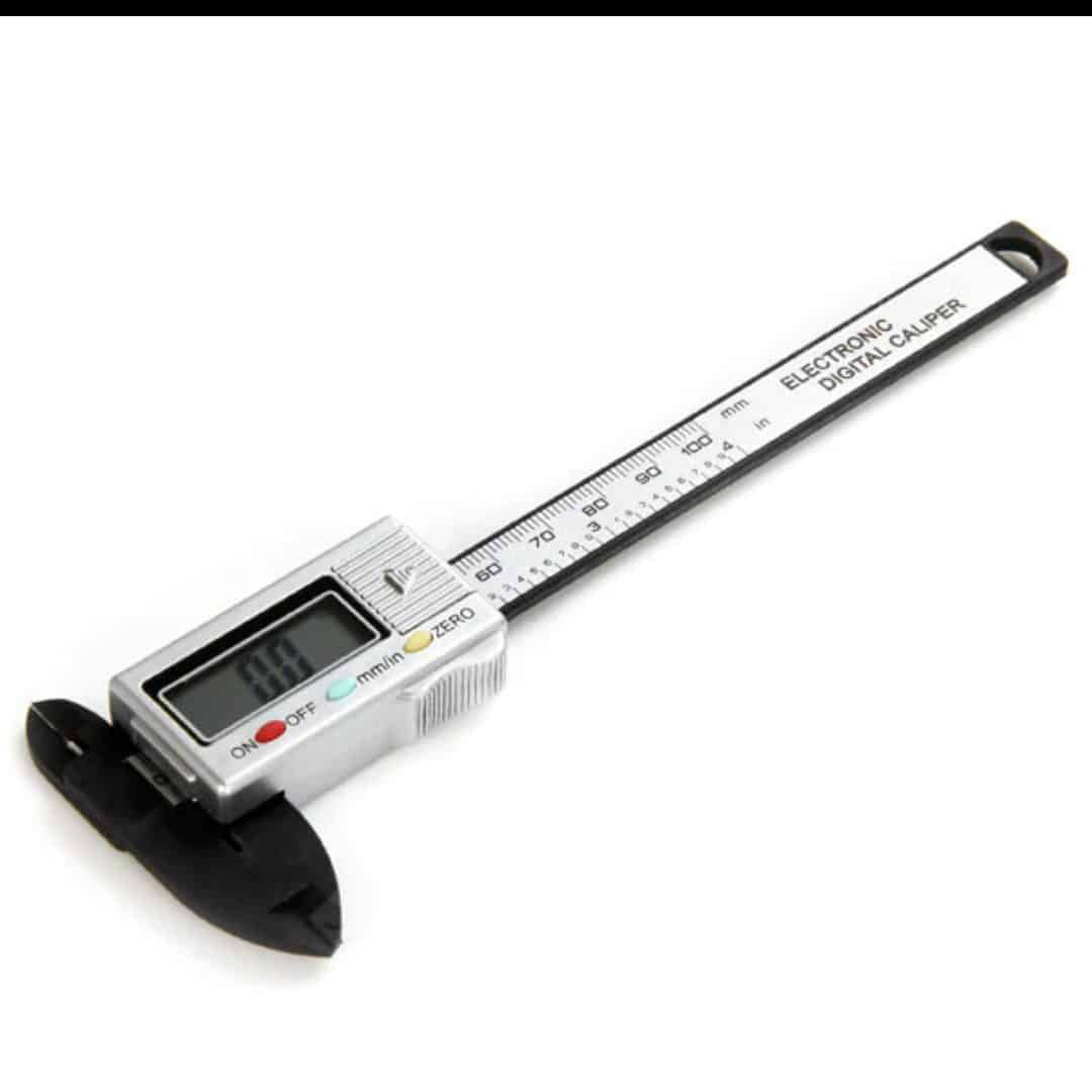 Pied à Coulisse Numérique Micromètre Gauge Règle de Mesure Précise Électronique 100 mm - Comme Photo