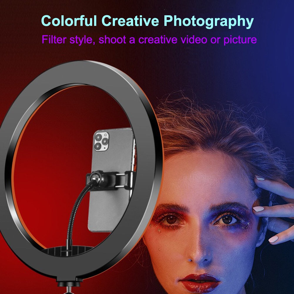 Ring Light 36CM avec trépied et  support de téléphone