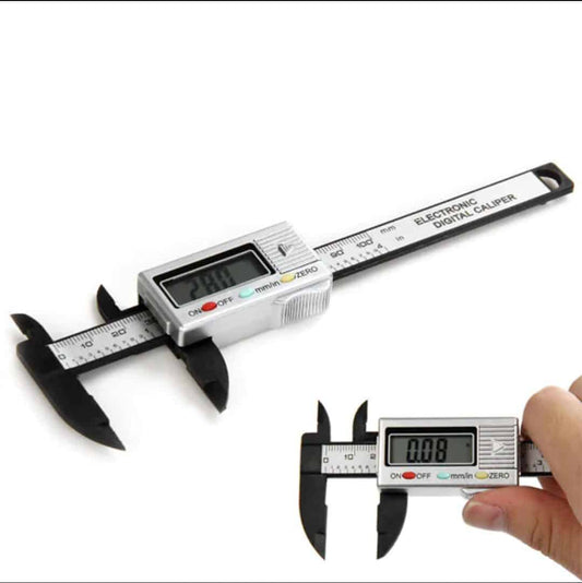 Pied à Coulisse Numérique Micromètre Gauge Règle de Mesure Précise Électronique 100 mm - Comme Photo