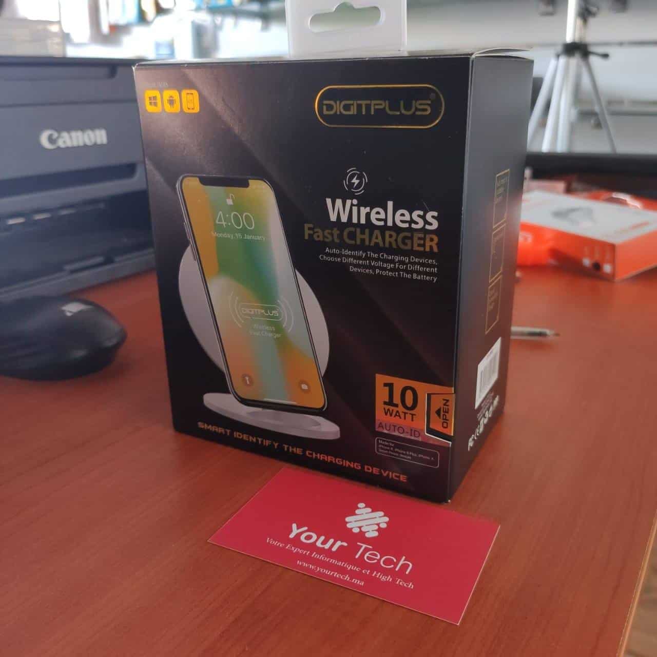 Chargeur rapide sans fil 10 watts à identification automatique pour iPhone 8, 8 Plus et iPhone X