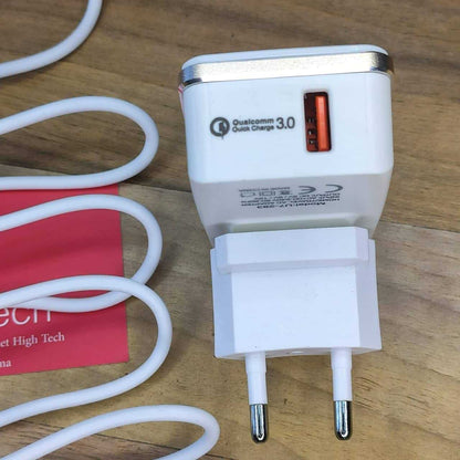 Chargeur rapide 2.4A Qualcomm 3.0 Quick charge U7-283 IOS