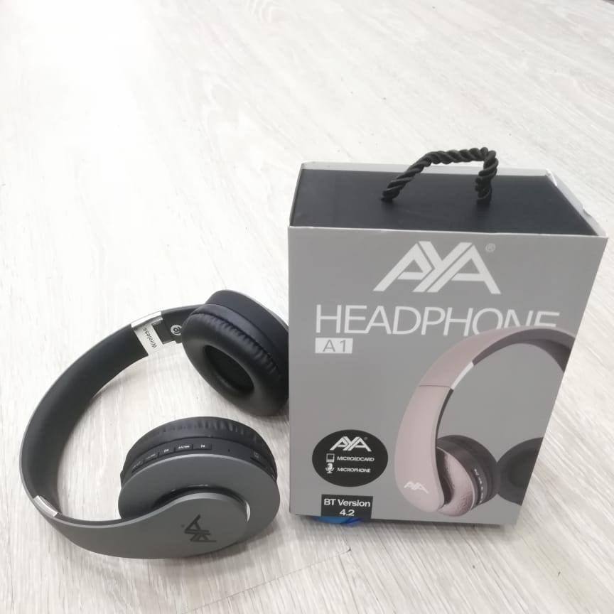 Aya Casque A1 Stereo Super Bass Bluetooth FM-MicroSd suppression du bruit acoustique