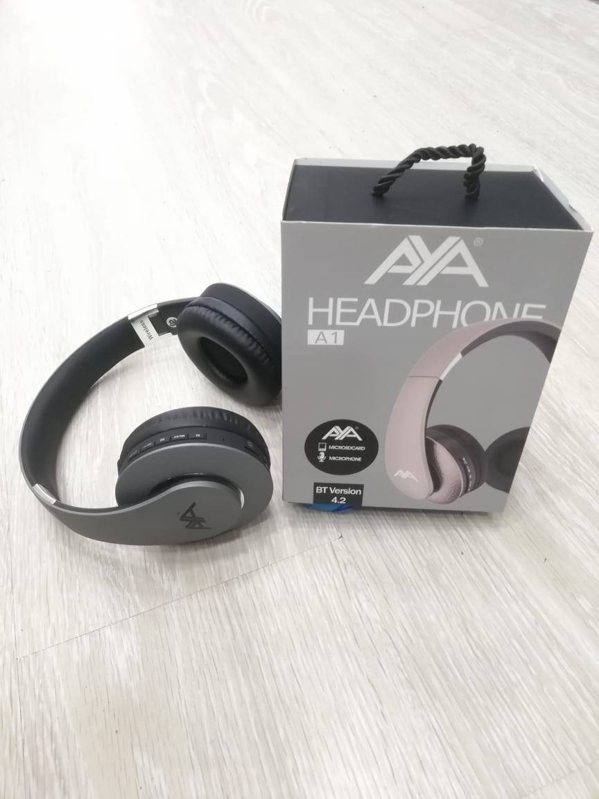 Aya Casque A1 Stereo Super Bass Bluetooth FM-MicroSd suppression du bruit acoustique