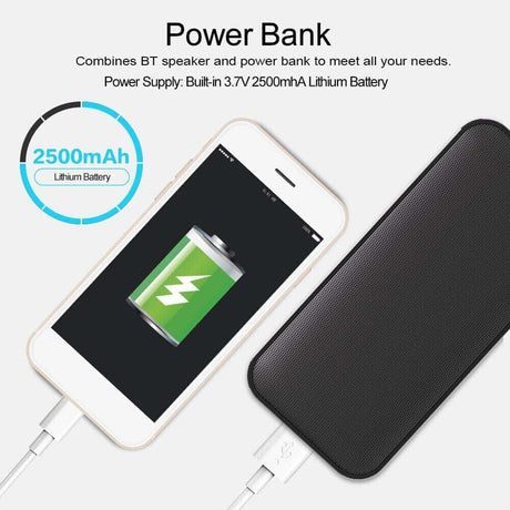 AEC Bluetooth haut-parleur BT4.2 Super basse étanche TF carte mains libres 2500mAh batterie portable haut-parleur soutien TF carte