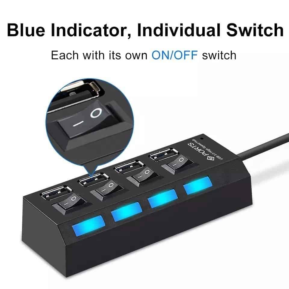 Double USB 4 Port USB 2.0