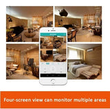 Mini caméra de Surveillance panoramique IP WIFI HD 1080P, 360 degrés, réseau domestique sans fil