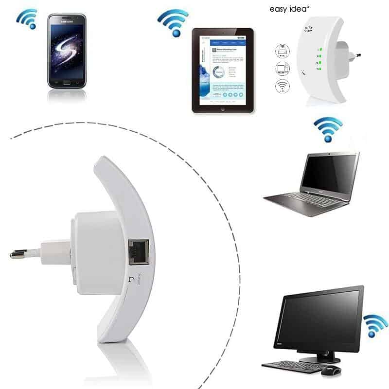 RÉPÉTEUR AMPLIFICATEUR WIFI 300m ROUTEUR WIFI FORTIFIANT DE RÉSEAU
