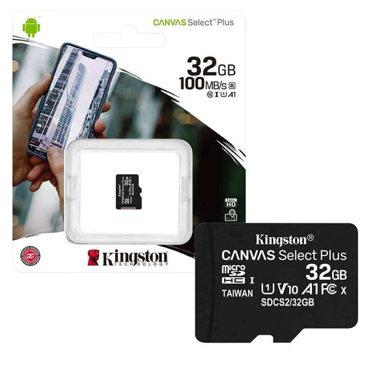 Kingston Carte Mémoire 16Go et 32Go Class 10 Micro SD CANVAS Select Plus