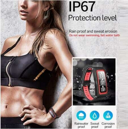 moniteur de fréquence cardiaque montre intelligente Sport Tracker Fitness Tracker Bracelet bande intelligente pression artérielle étanche Smartwatch