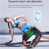 moniteur de fréquence cardiaque montre intelligente Sport Tracker Fitness Tracker Bracelet bande intelligente pression artérielle étanche Smartwatch
