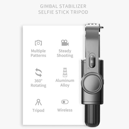 STICK SELFIE AVEC STABILISATEUR GIMBAL ET SUPPORT DE TRÉPIED L08