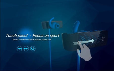 GEEKERIES V16 Glowing LED Lumière Sport Bluetooth V4.1 Casque Bests Son Sans Fil Nuit Coureur Sport Headests Écouteurs Avec Micro