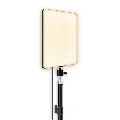 Lampe de caméra LED rectangulaire MM-240 + trépied de 2,1 m