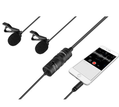 BOYA BY-M1DM Double Micro-cravate Original 100%