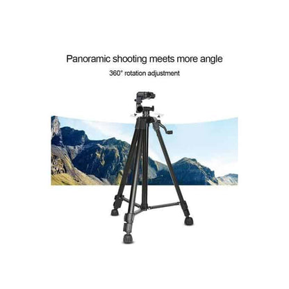 trépied professionnel tripod léger pour caméra et telephone en aluminium