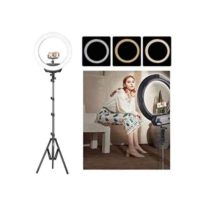 Ring Fill Light avec télécommande 30cm Selfie Ring Light LED YQ-320A