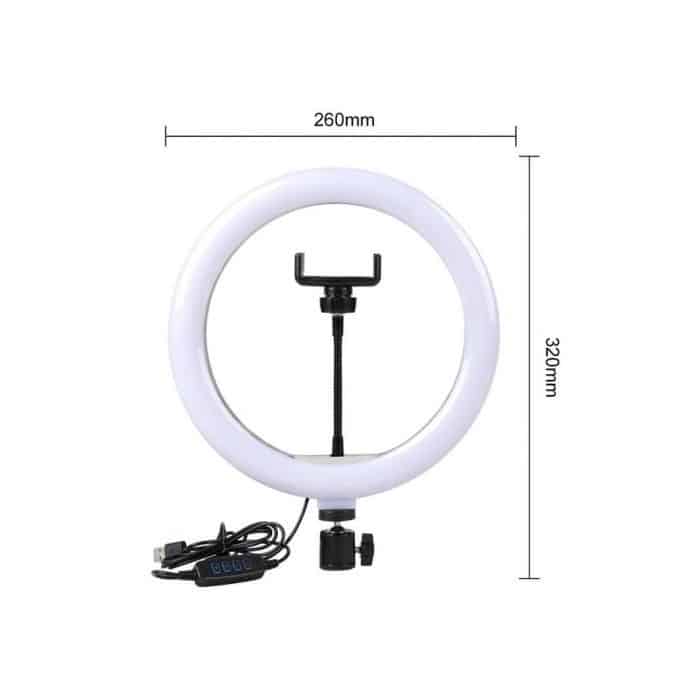 Ring Light 26cm de Diametre + Trépied 2m Solide