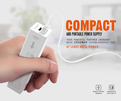 Chargeur de bureau Plustar A6802 6 USB avec batterie externe 2600 mAh