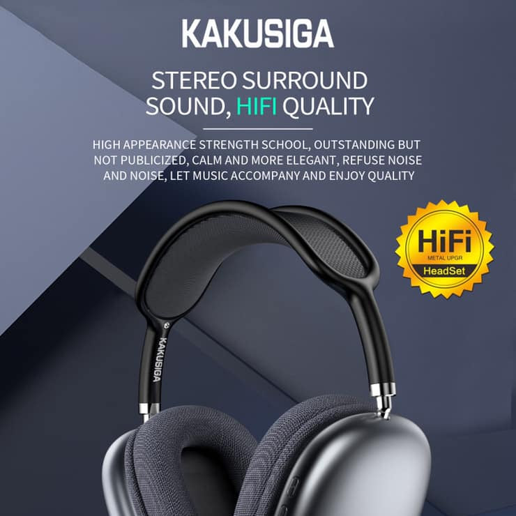 Casque Bluetooth KASIGA BT 5.0 Noir
