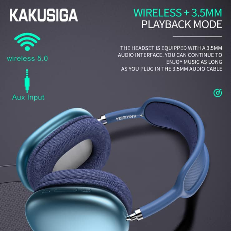 Casque Bluetooth KASIGA BT 5.0 Noir