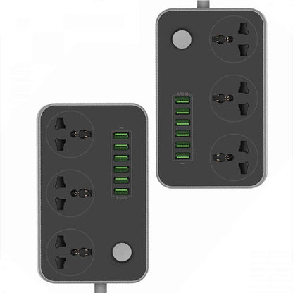 DIGITPLUS SP3604 3 Power Socket 6 USB pour Smartphone et Tablettes 3.4A/17W