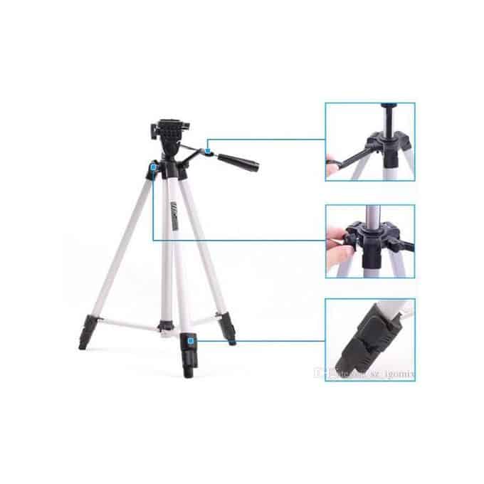 Professionnel Trépied de Stand Universel 135 CM Caméra Trépied 330A pour FOR Vidéo Caméscope Numérique Appareil Photo REFLEX NUMÉRIQUE