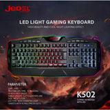 Clavier rétroéclairé de jeu JEDEL K502 - Yourtech.ma