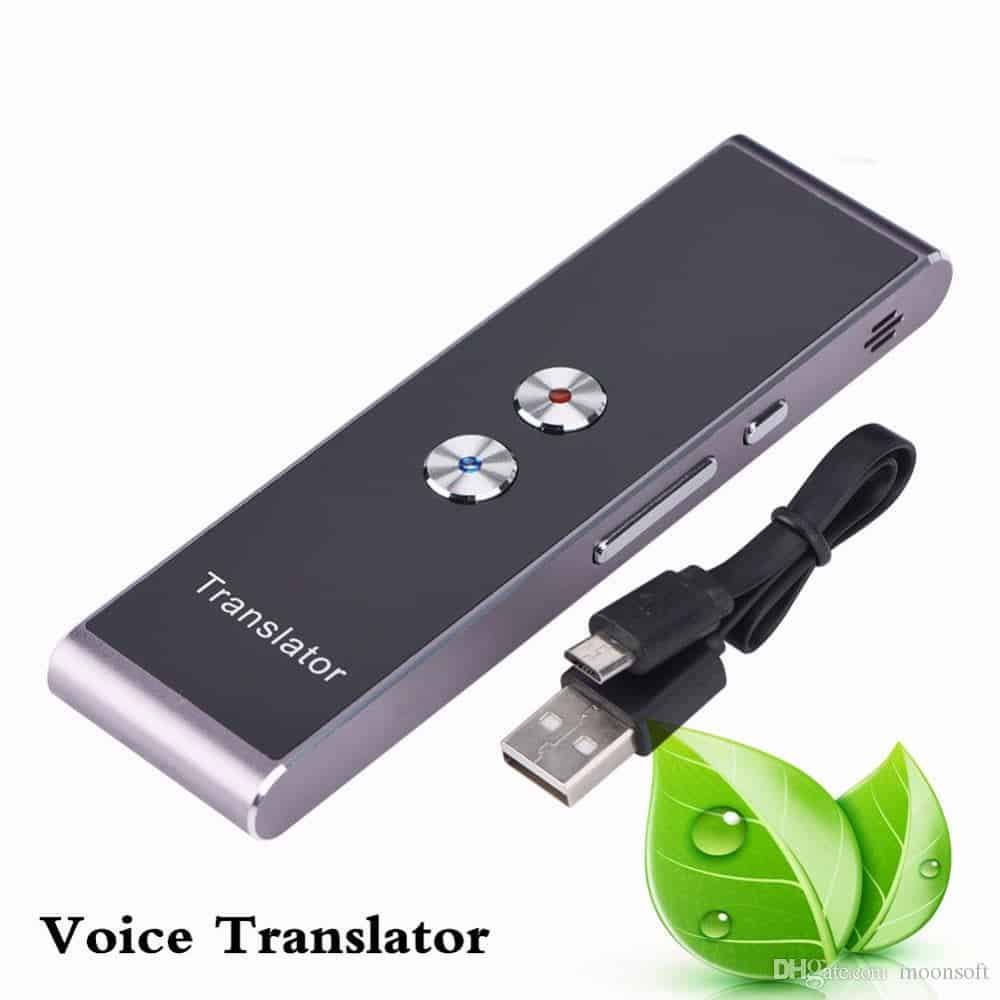 T8 Portable Mini traducteur intelligent sans fil 40 langues deux voies en temps réel traducteur vocal instantané APP Bluetooth multi