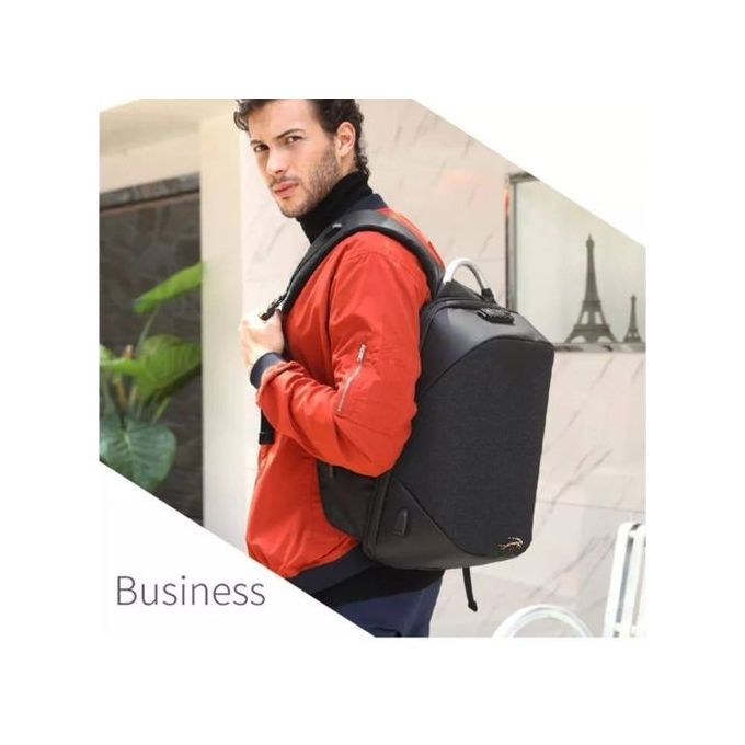 Sac à dos pour ordinateur portable antivol et étanche 15.6"